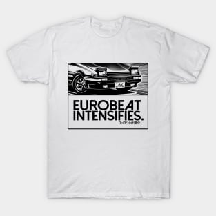 EUROBEAT INTENSIFIES - AE86 Trueno PD T-Shirt